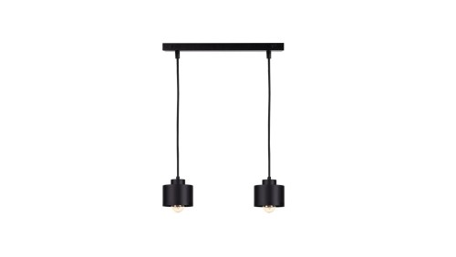 Lampa nowoczesa wisząca 2xE27 SIMPLY BLACK