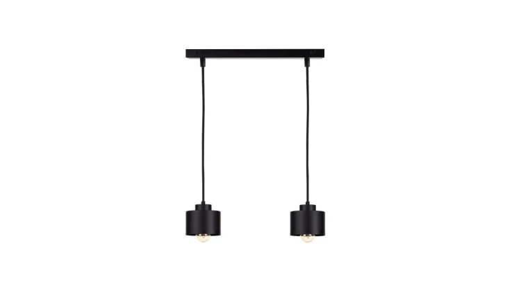 Lampa nowoczesa wisząca 2xE27 SIMPLY BLACK
