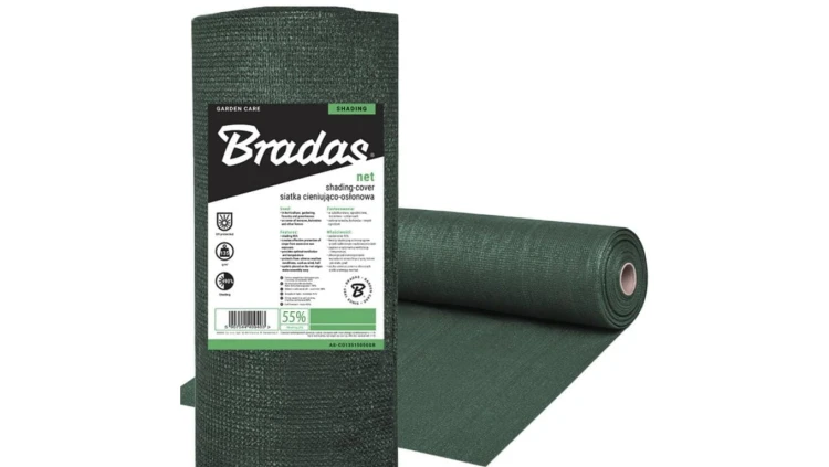 Siatka cien.-osłon. 55, 2x50m, 60g AS-CO6020050GR BRADAS
