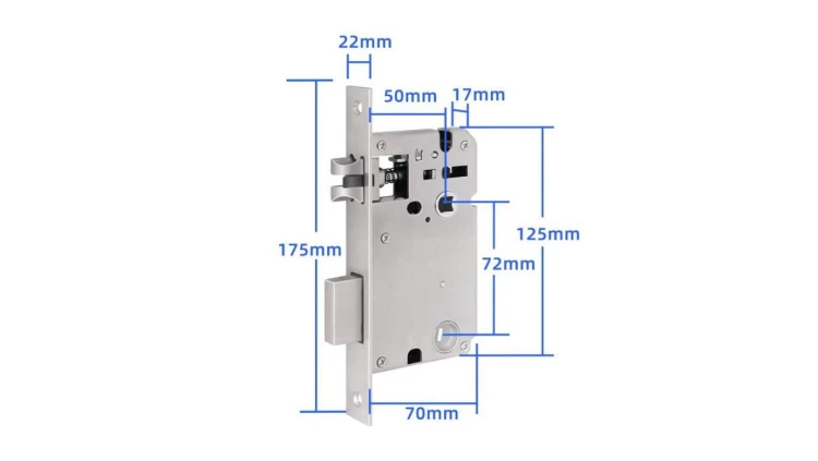 Zamek wpuszczany 5072 dla SmartLock RCF