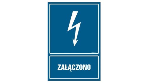 ZNAK - HG005 Wyłączono 70 x 105 cm PN - Płyta 1mm