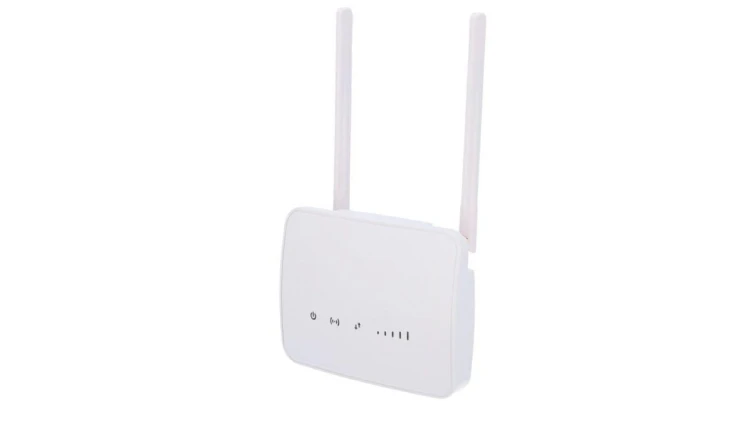 Miniaturowy router 4G/LTE z własnym zasilaniem, WiFi, 4x RJ45, akumulator 2000mAh SF-ROUTER-4G-UPS-4P
