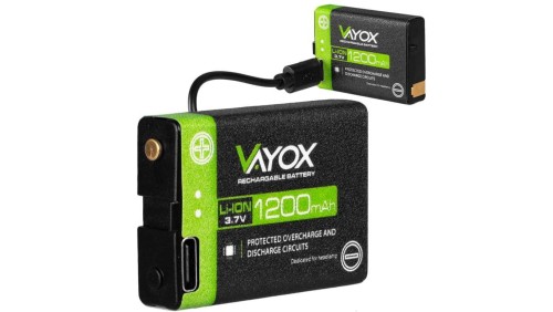 Akumulator 3.7V 1200mAh do latarek czołowych VA0255 Vayox
