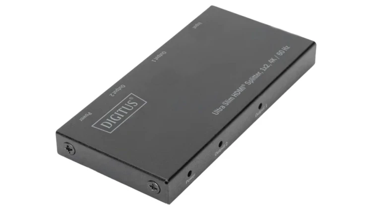 DS-45322 Rozgałęźnik HDCP 2.2,HDMI 2.0 czarny HDMI gniazdo x2