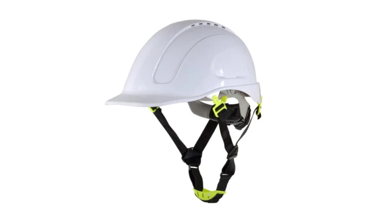 Kask HEŁM Przemysłowy BHP Roboczy Ochronny BIAŁY ABS