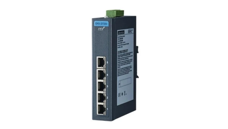 Gigabitowy przemysłowy switch ethernetowy - 5 portów 10/100/1000Mbps do niskich temperatur EKI-2725I-CE