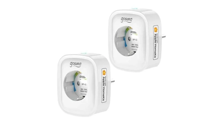 Inteligentne gniazdko WiFi Gosund SP1-H, 2 sztuki (HomeKit) (dwupak)