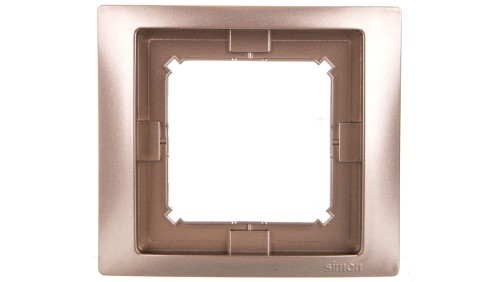 Simon Basic Neos Ramka pojedyncza IP44 satynowy BMRC1B/29