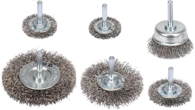 ZESTAW SZCZOTEK NA WIERTARKĘ INOX, 6SZT.