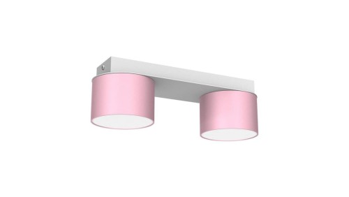 Lampa sufitowa DIXIE Pink/White 2xGX53 MLP7554 Milagro