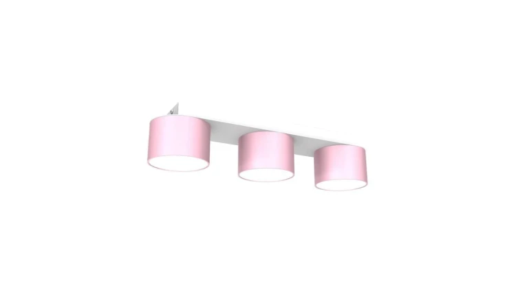Lampa sufitowa DIXIE Pink/White 3xGX53 MLP7555 Milagro