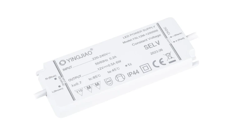 Zasilacz stałonapięciowy LED Yingjiao YSL12M 12V 0,5A 6W