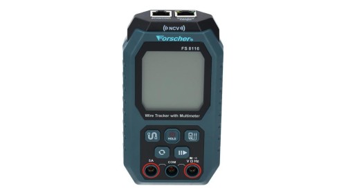 Tester kabli sieciowych RJ45, Multimetr + Szukacz par przewodów lokalizator Wire Tracker FORSCHER FS8116