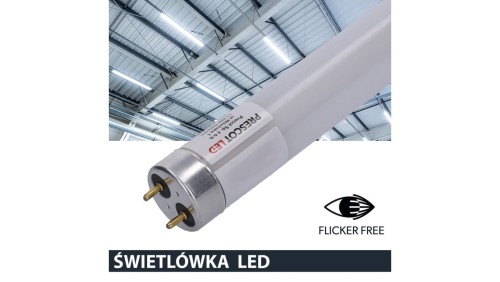 Świetlówka led T8 G13 150cm 25W 6000K 3200lm PC Prescot Flicker free