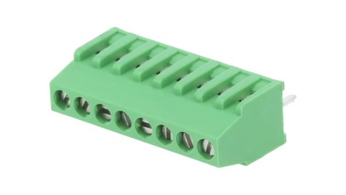 282834-8 Listwa zaciskowa do druku kątowe 90 2,54mm tory: 8 na PCB