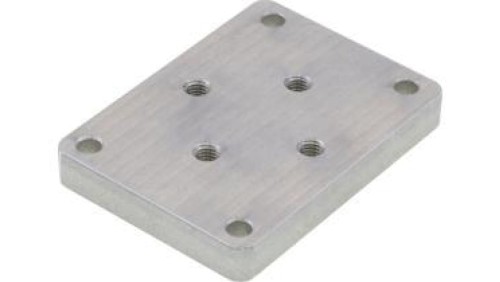 AO000637 Akcesoria optyczne, płyta adaptera, 45x62x8mm, wykonany z aluminium