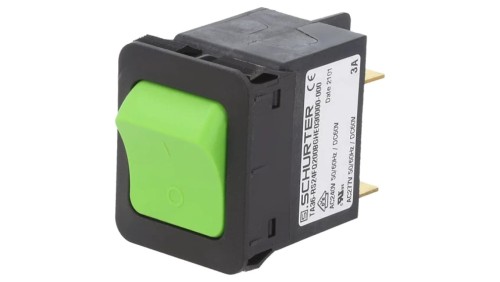 3-128-238 Wyłącznik nadprądowy Iznam: 3A Uznam: 240VAC 60VDC DPST 34x26mm MCB