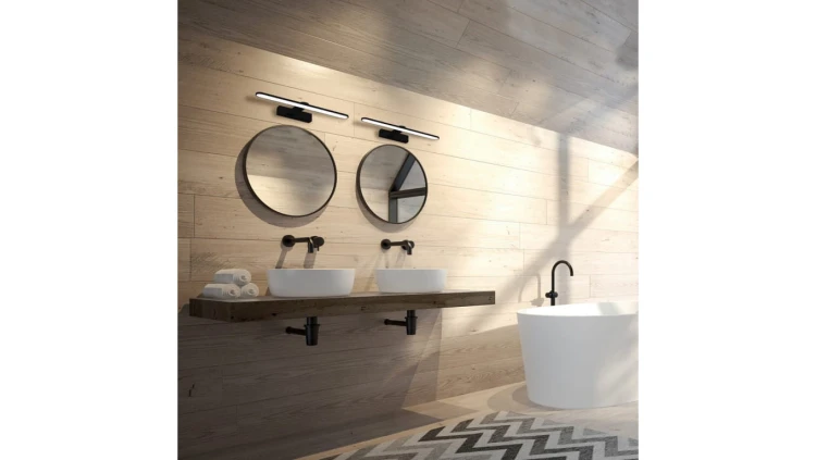 Kinkiet zewnętrzny dół PRIMA GU10, metalowy czarny korpus K-8203 Kaja Lighting