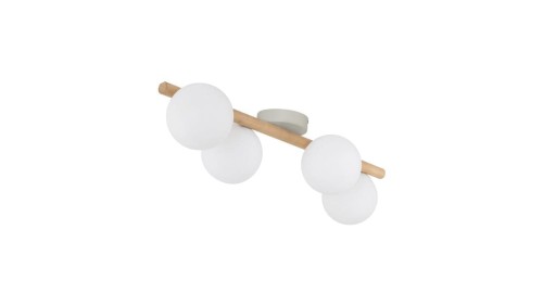 Lampa sufitowa drewniana ze szklanymi kloszami ESTERA WOOD na G9 5769 TK Lighting
