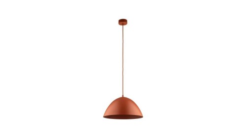 Lampa wisząca FARO w kolorze ceglanym, klosz w kształcie kopuły na E27 10259 TK Lighting