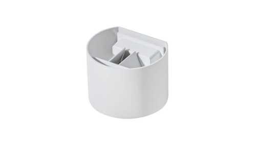 Lampa wisząca z dużym białym kloszem czarna z serii FARO K-4885 Kaja Lighting