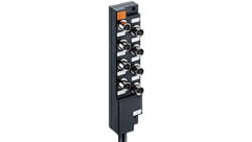Koncentrator aktuator/sensor z wskaźnikiem funkcyjnym i operacyjnym LED 12-portowy gniazda M8 3-pinowy ASBM 12/LED 3-347/15 M