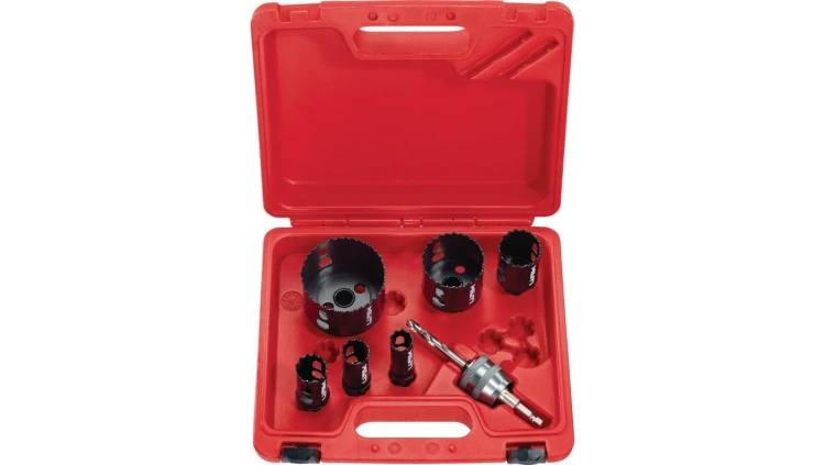 Zestaw otwornic HS-MU 19-68mm z wiertłem prowadzącym w walizce Hilti / HS-MU (7)