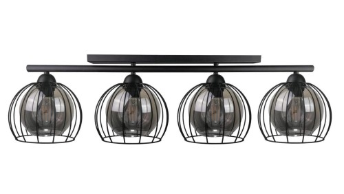 Lampa sufitowa nowoczesna 4xE27 STIGMA BLACK