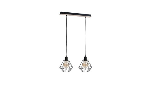 Lampa wisząca loftowa 2xE27 ATWOOD