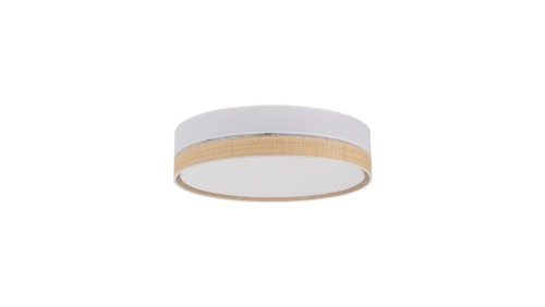 Lampa sufitowa plafon styl boho 45cm średnicy PAGLIA NEW WHITE 4xE27 4764 TK Lighting