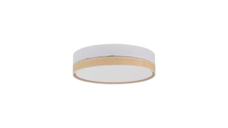 Lampa sufitowa plafon styl boho 45cm średnicy PAGLIA NEW WHITE 4xE27 4764 TK Lighting