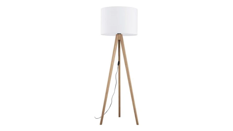 Lampa podłogowa na trójnogu z białym abażurem GRAND 16006 TK Lighting