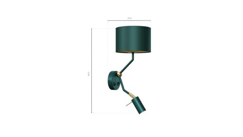Kinkiet CLOUD 2 – punktowy szary 4965 TK Lighting
