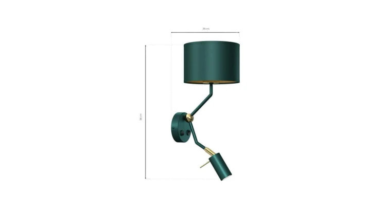 Kinkiet CLOUD 2 – punktowy szary 4965 TK Lighting
