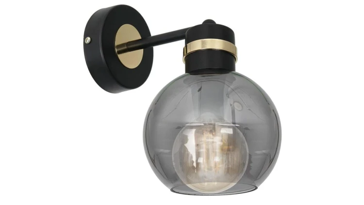 Kinkiet OMEGA BLACK / GOLD 1xE27 MLP6528 Milagro