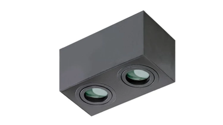 Słupek ogrodowy lampa SOLIN czarna na E27 IP44 K-8206 Kaja Lighting