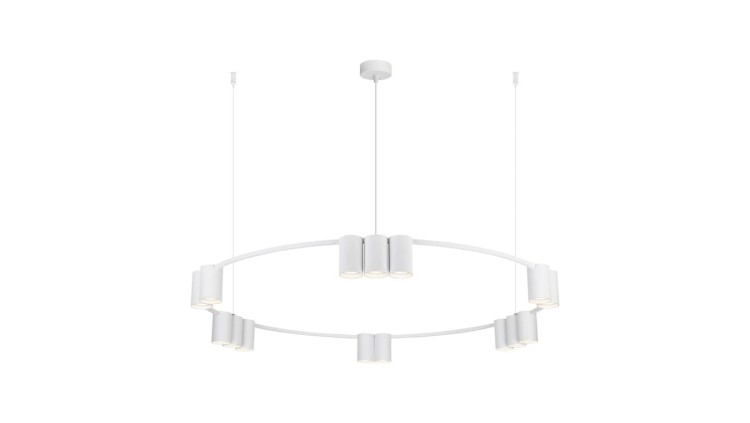 Lampa wisząca (koło) GENESIS WHITE15xGU10 ML0377 Milagro