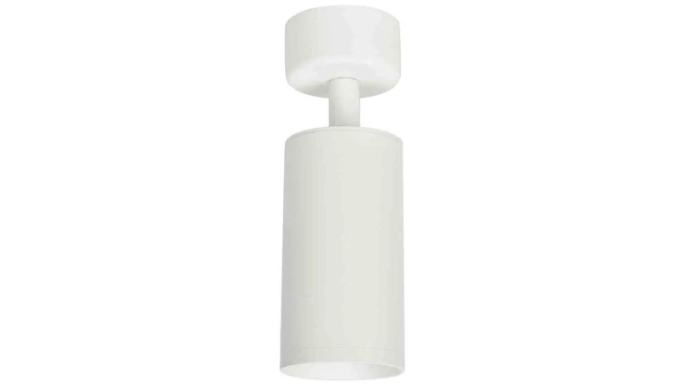 Lampa podłogowa na złotej nóżce i czarnej podstawie UMBERTO E27 lniany klosz 16035 TK Lighting