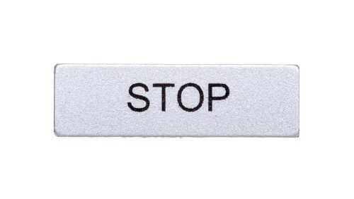Tabliczka informacyjna 8 mm STOP, T0-BET08-STOP