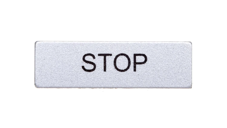 Tabliczka informacyjna 8 mm STOP, T0-BET08-STOP