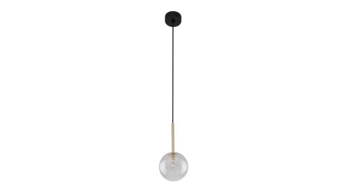 Lampa wisząca ze złotymi elementami NILOS czarno-złoty 1xG9 5941 TK Lighting