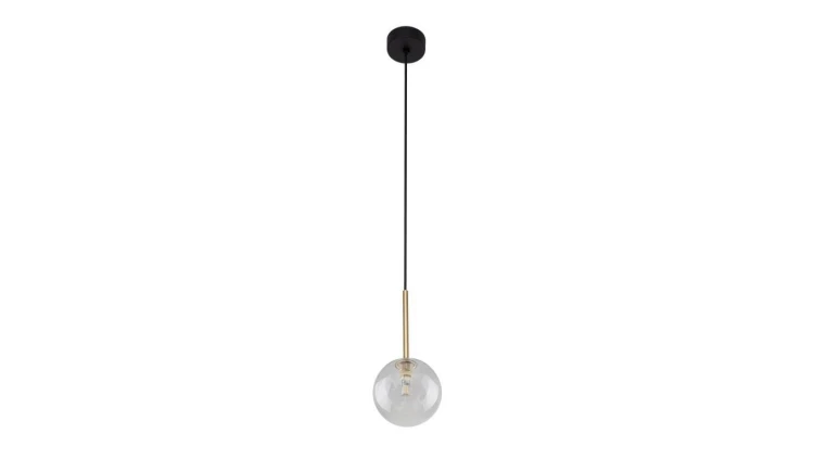 Lampa wisząca ze złotymi elementami NILOS czarno-złoty 1xG9 5941 TK Lighting