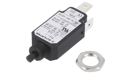 T11-211-14A Wyłącznik nadprądowy Iznam: 14A Uznam: 240VAC 48VDC SPST Bieguny: 1