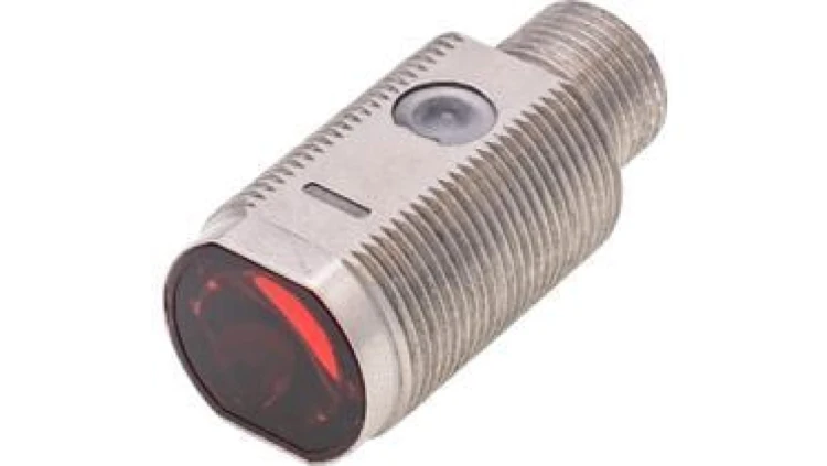 OS189020 Czujnik optyczny, przelotowy Nadajnik, M18, 10-30V DC, wtyczka M12 4-stykowa