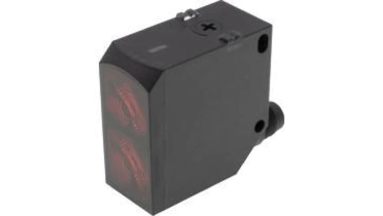 OT230320 Czujnik optyczny, przycisk, 10-30V DC, PNP, NC/NO, złącze wtykowe M12 4-stykowe