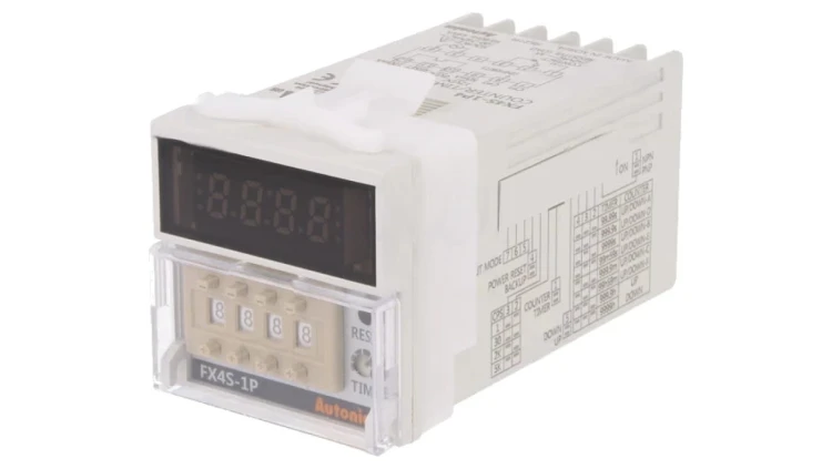 FX4S-1P4 Licznik elektroniczny z wyświetlaczem LED, 9999, OUT:SPDT, IN:NPN,PNP