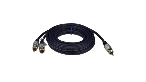 VITALCO RKD180 Kabel Audio do Subwoofera 1x RCA Cinch (wtyk) / 2x RCA Cinch (wtyk) 7,5m