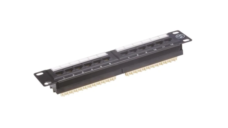 Patch panel UTP 12 portów LSA 10 1U ALANTEC - ALANTEC