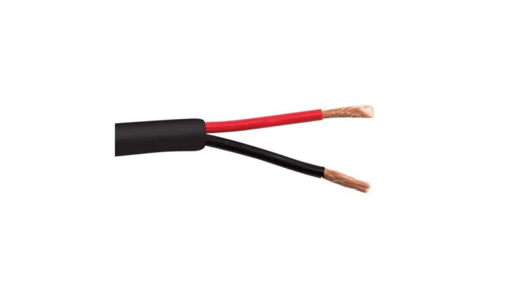 przewód głośnikowy 2x 1.5mm, 16AWG, LSZH, szpula 152m, czarny, 16/2OFC-LSZH-BK-D