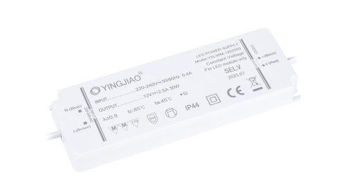 Zasilacz stałonapięciowy LED Yingjiao YSL50M 12V 2,5A 30W IP44